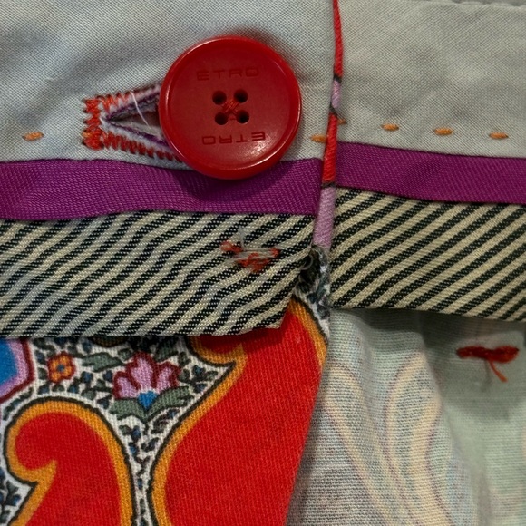 Etro Vibrant Multicolor  Pants - Picture 11 of 12